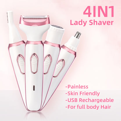 Goddess™ 4-in-1 Painless Shaver for Women