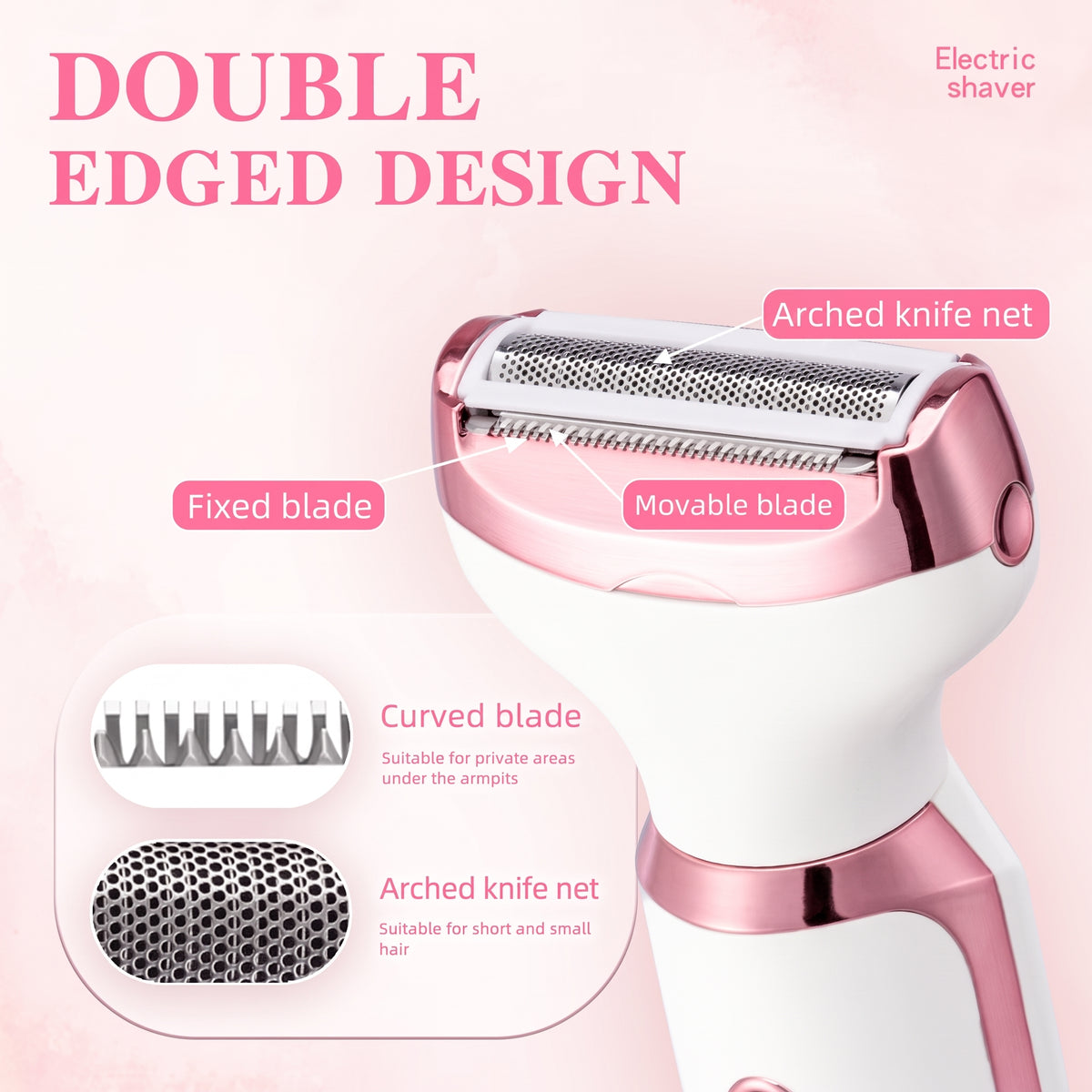 Goddess™ 4-in-1 Painless Shaver for Women