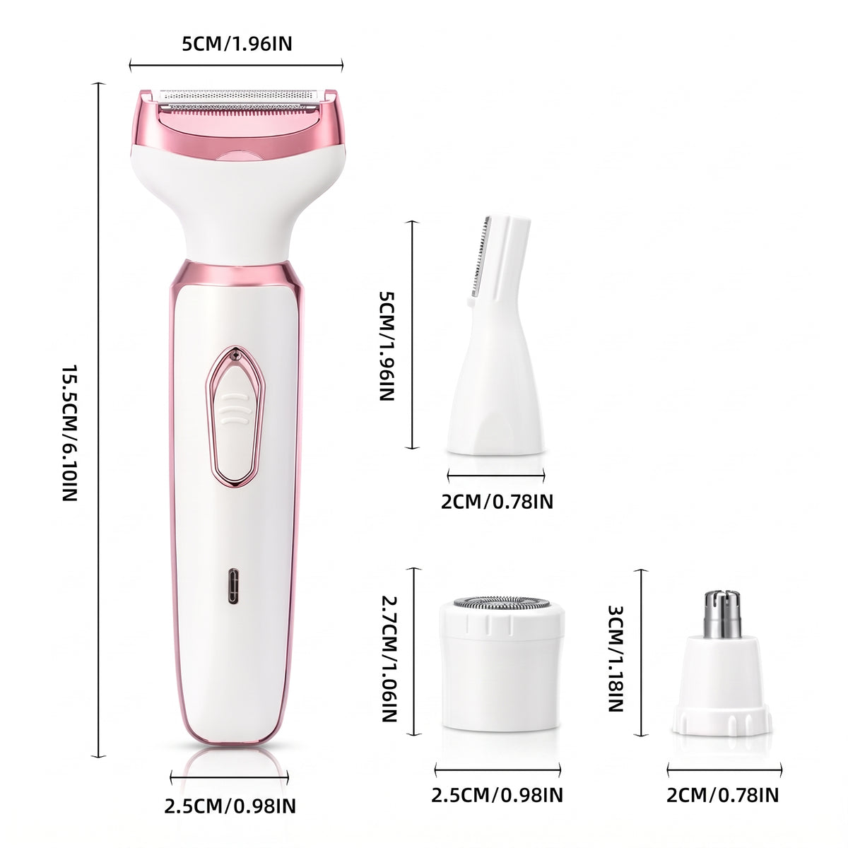 Goddess™ 4-in-1 Painless Shaver for Women